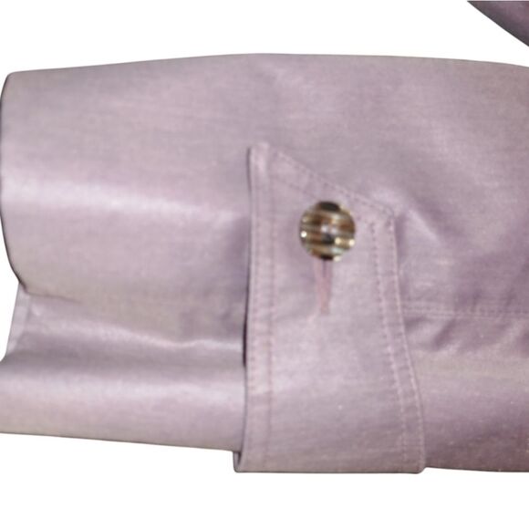 London Fog sz 8 reg Stylish Purple Long Coat with removable liner - Picture 7 of 16